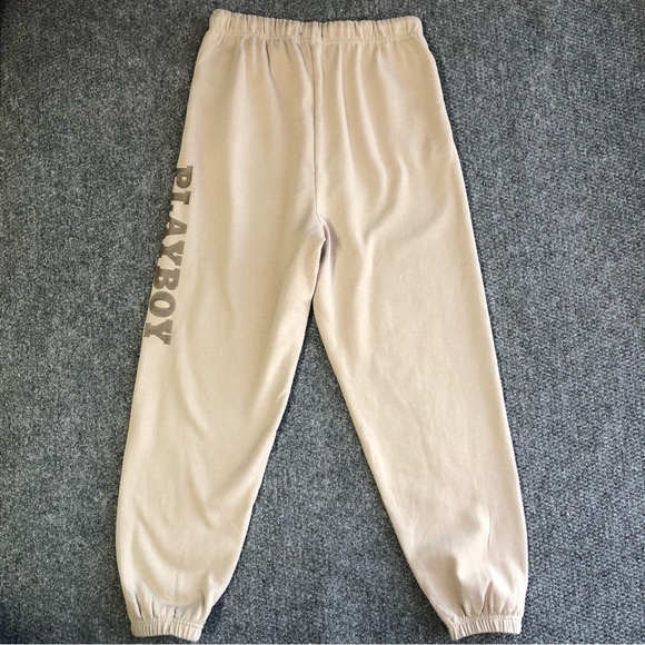 Playboy by Pacsun size medium joggers with playboy spell out on pant leg - Picture 10 of 10
